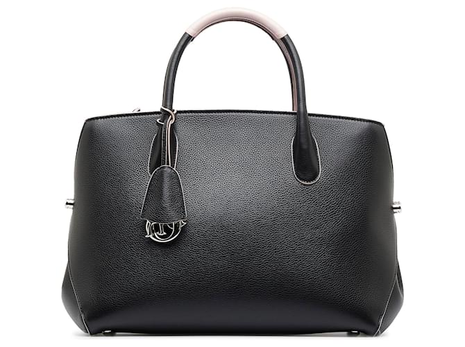 Cabas Dior Open Bar noir Cuir Veau facon poulain ref.959471 Joli Closet