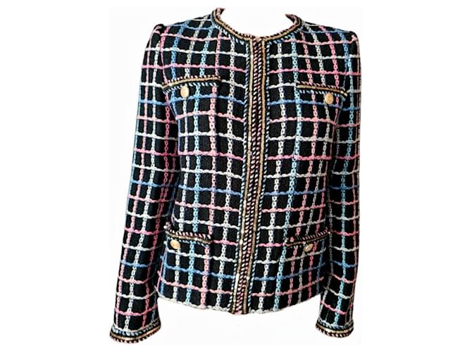 Chanel jacket Multiple colors Tweed ref.959547 - Joli Closet