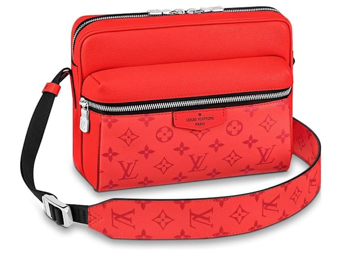 Louis Vuitton LV Outdoor messenger new Red Leather  ref.959584