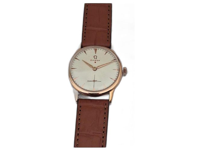 Omega Red Star 30T2 Rose Gold Watch Golden