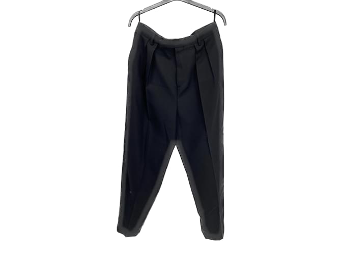 Céline CELINE  Trousers T.fr 42 WOOL Black  ref.959829