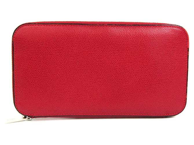 VALEXTRA Red Leather  ref.959893