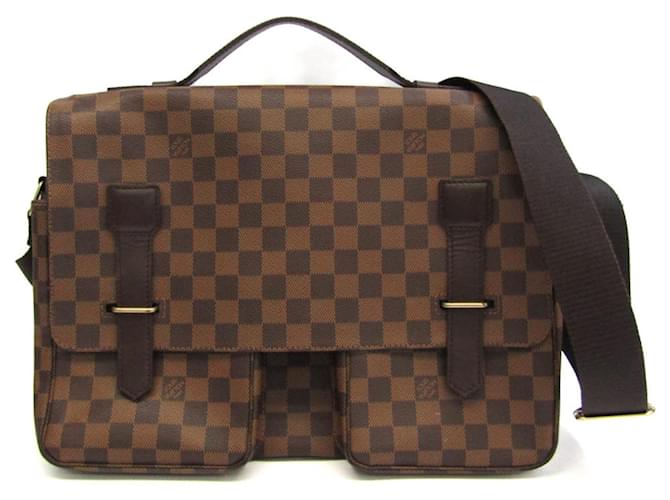 Louis Vuitton Broadway Brown Canvas Shoulder Bag (Pre-Owned)