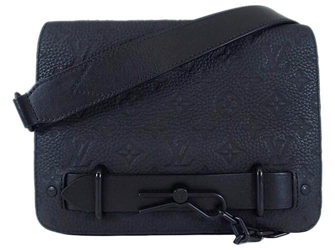 LOUIS VUITTON Steamer Wearable Wallet Black Taurillon