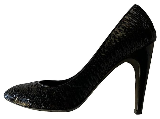 Louis Vuitton Heels Black Leather ref.960044 - Joli Closet