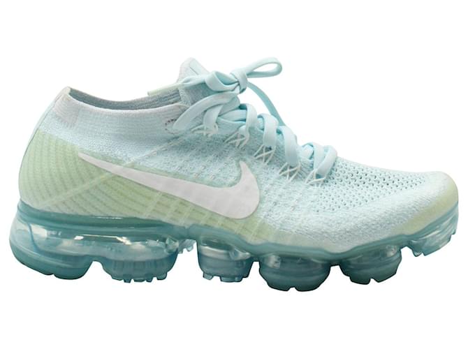 Nike Air VaporMax in Glacier Blue Mesh Polyester  ref.960062