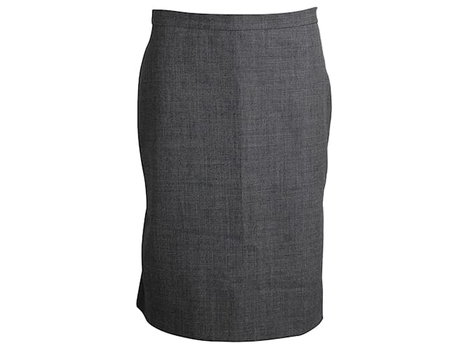 Moschino Cheap And Chic Skirt in Grey Wool   ref.960277