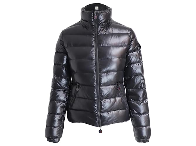 Moncler Padded Down Jacket in Black Nylon  ref.960427