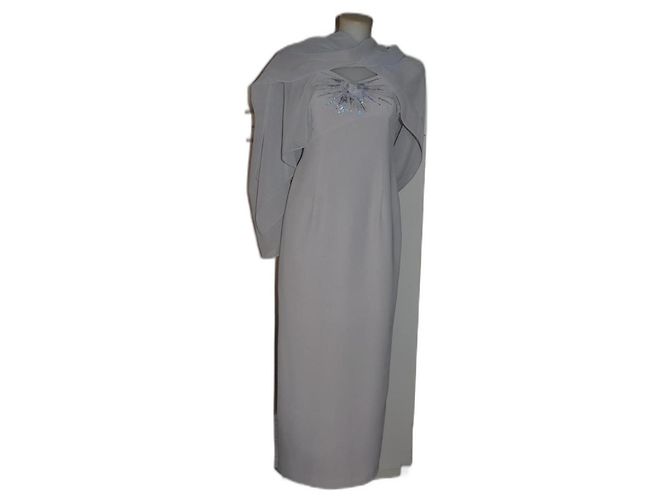 Autre Marque Abendkleid türkis Gay Mattiolo
