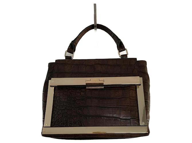 Autre Marque Anne Rachel Dark brown Leather  ref.960490