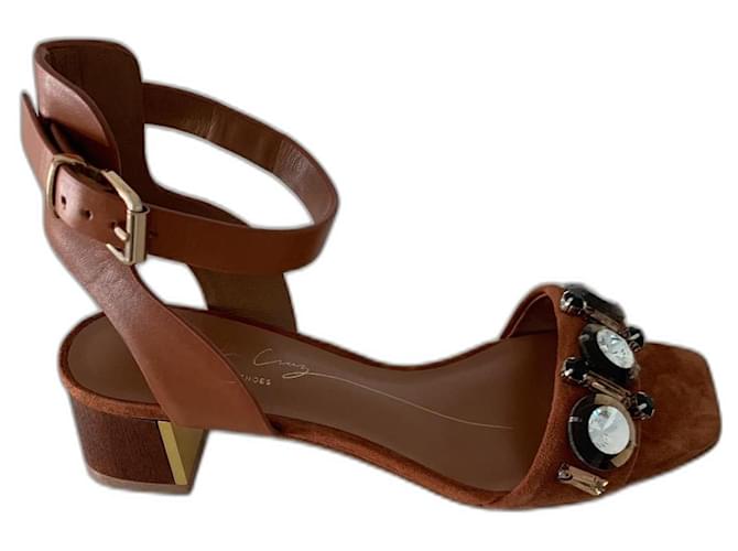 Lola Cruz Sandals Brown Leather  ref.960503