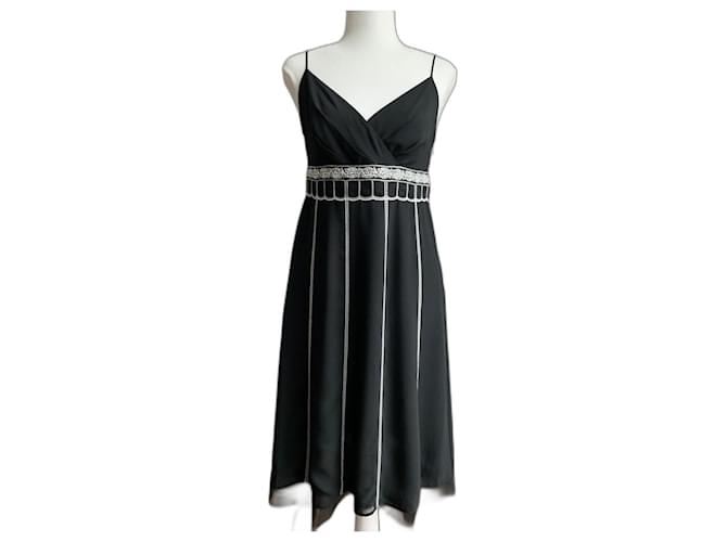 Ann Taylor Dresses Black Polyester  ref.960515