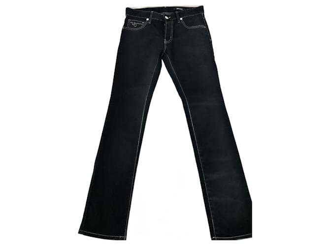 Just Cavalli Jeans Dark blue Cotton  ref.960536