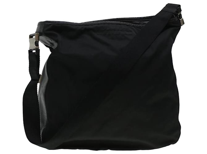 PRADA Shoulder Bag Nylon Black Auth ki3007  ref.960550