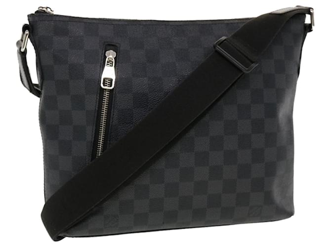 LOUIS VUITTON Damier Graphite Mick MM Umhängetasche N41106 LV Auth  