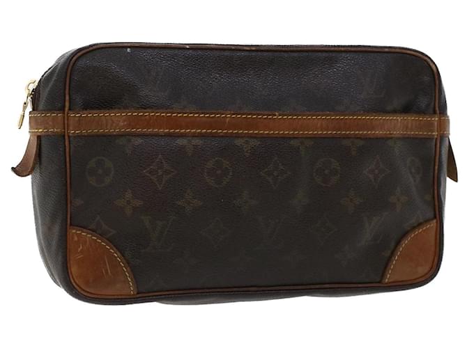 Louis Vuitton Monogram Compiegne 28 Clutch Bag M51845 LV Auth th3706 Cloth  ref.960629