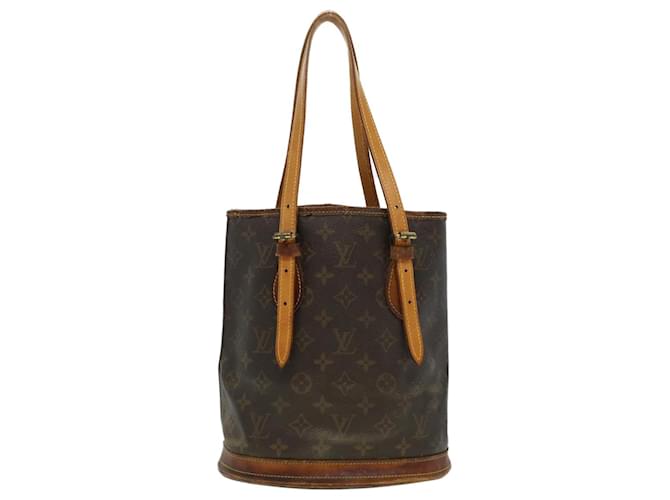 AUTH Vintage Louis Vuitton Monogram Canvas Bucket PM M42238