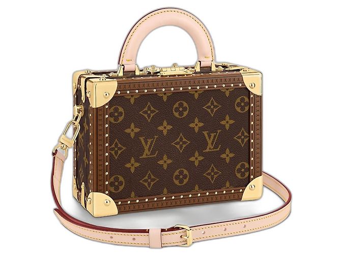 Louis Vuitton Petite Valise Borsa in Monogram Marrone