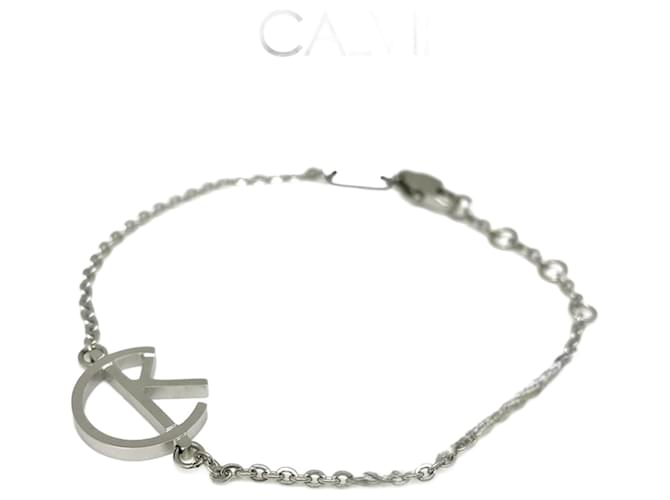 CALVIN KLEIN bracelet Silvery Metal  ref.960819