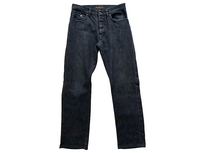 Louis Vuitton Vintage dark washed blue denim Dark blue