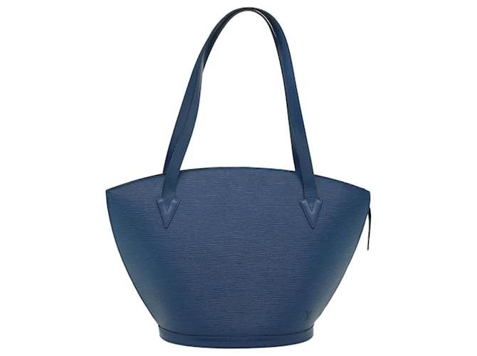LOUIS VUITTON Epi Saint Jacques Shopping Shoulder Bag Blue M52275 Auth  ds220