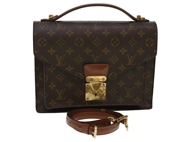 Louis Vuitton Brown Monogram Monceau 28 bag Louis Vuitton