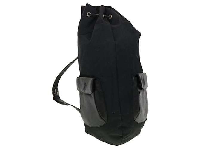 Gianni Versace Shoulder Bag Nylon Black Auth bs5993  ref.960918