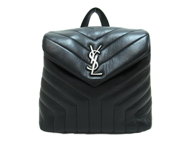 Saint Laurent Loulou Studded Toy Bag in Black