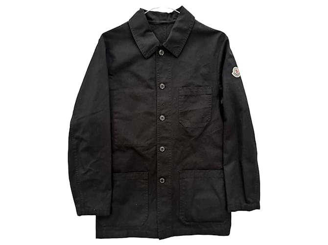 Moncler Black cotton city jacket  ref.961113