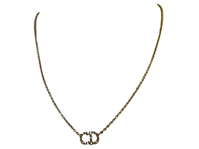 ***Christian Dior Clair D Lune Necklace Silver hardware  ref.961267