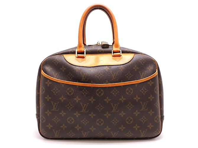 Louis Vuitton Deauville Brown Cloth  ref.961531