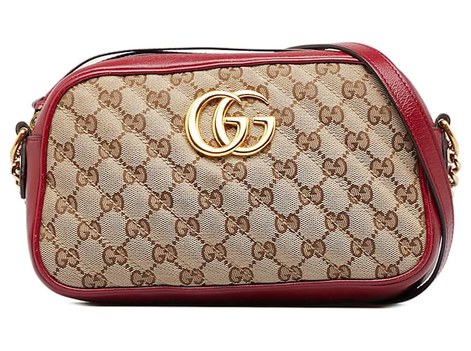 Gucci Marmont Small GG Canvas Shoulder Bag
