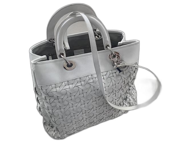 Dior Avenida Branco Couro  ref.961675