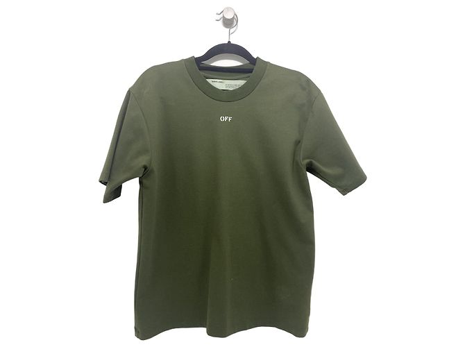 Off White OFF-WHITE Tops International S Algodón Verde