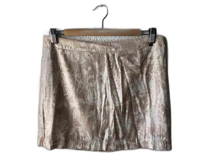 Completo gonna e camicia Liu.Jo rosa in cotone con paillettes