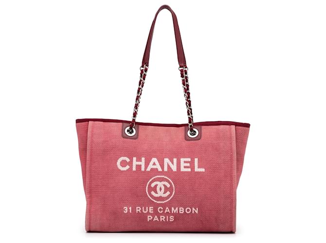 Chanel Pink Deauville Tote ref.962121 - Joli Closet