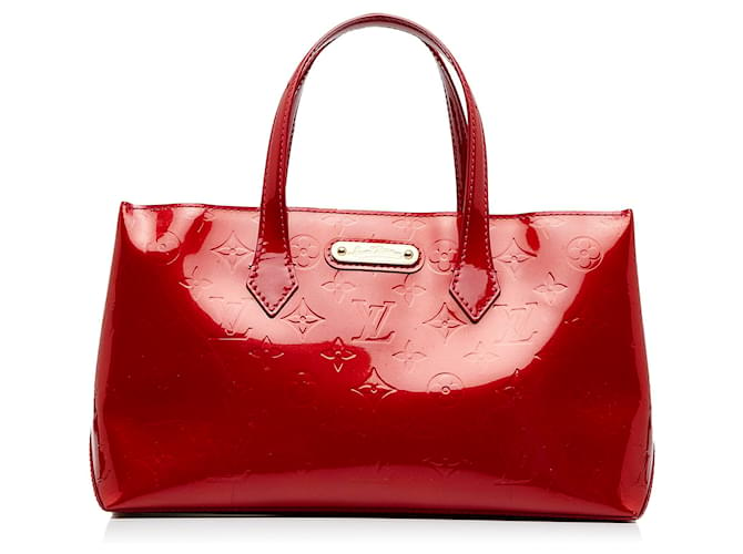 Wilshire patent leather handbag Louis Vuitton Pink in Patent
