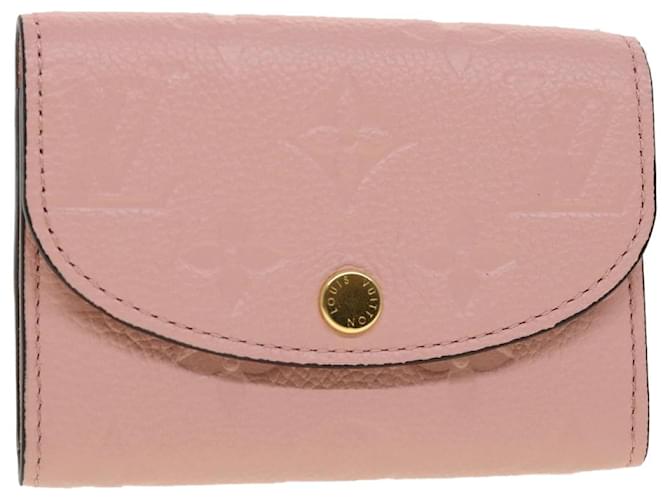 Louis Vuitton Compact Zippy Coin Card Purse Wallet in Rose