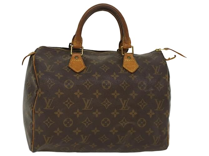 Louis Vuitton Monogram Speedy 30 Hand Bag M41526 LV Auth rd5309