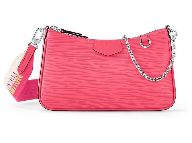 Louis Vuitton Easy Pouch en cuir Epi rose