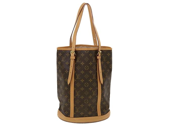 Louis Vuitton Bucket GM Brown Cloth  ref.962854