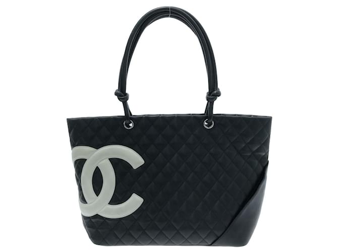 Chanel Cambon Black Leather ref.962863 - Joli Closet