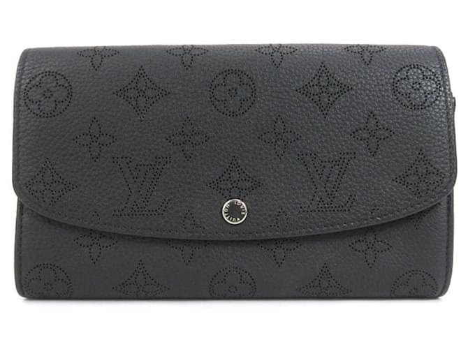 Louis Vuitton Portefeuille Iris Cuir Noir  ref.963030