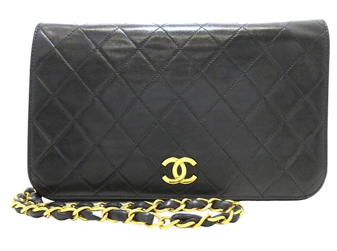 Timeless Chanel Negro Becerro  ref.963046