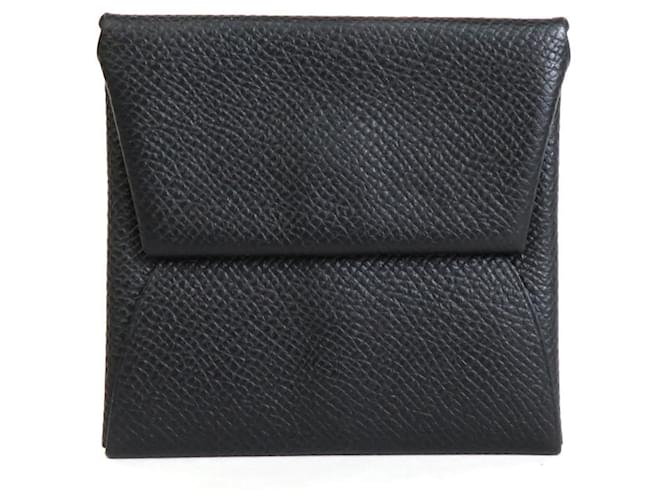 Hermès Bastia Black Leather  ref.963151