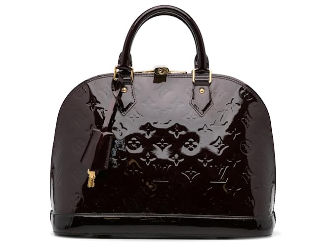 Louis Vuitton Amarante Monogram Vernis Leather Alma PM