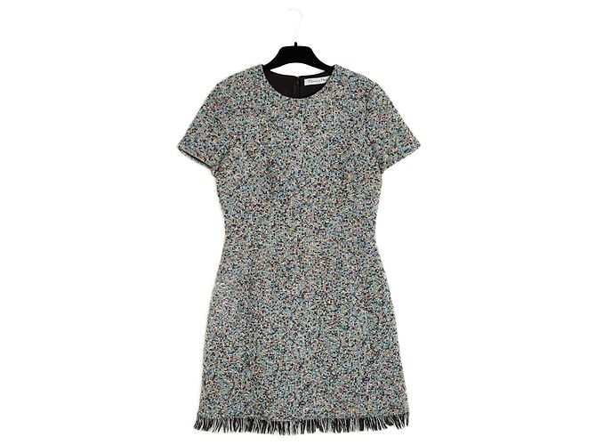 Christian Dior 05Vestido de tweed C galliano ES38 Multicolor