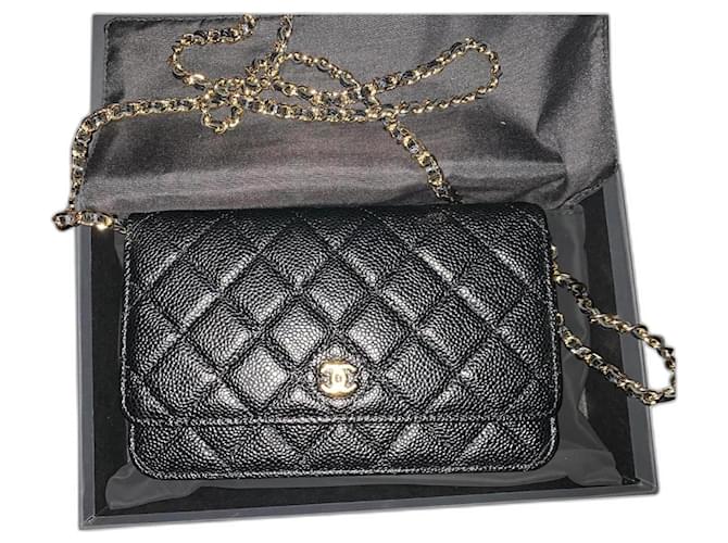 Chanel Wallets Black Leather ref.963640 - Joli Closet
