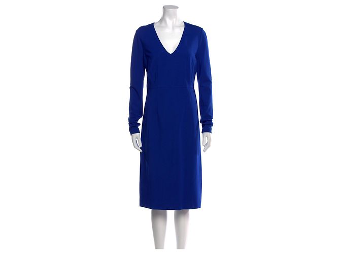 Diane Von Furstenberg Abito DvF Milena in crêpe blu Blu scuro