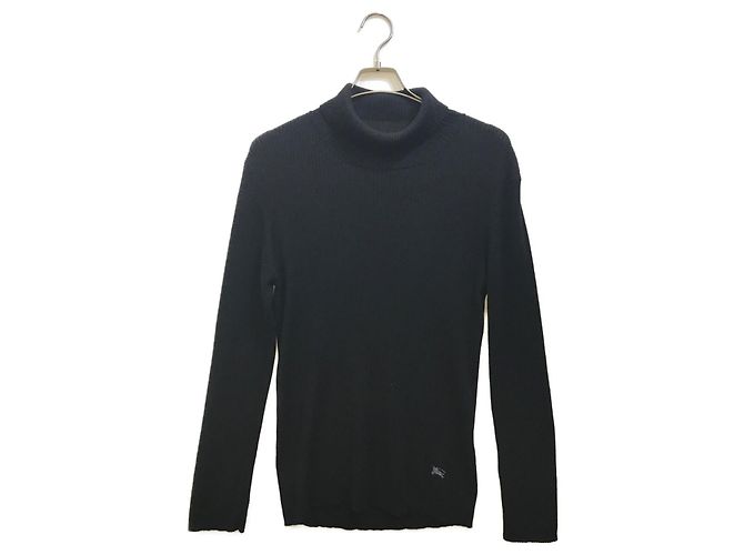 Burberry Pullover Schwarz Wolle